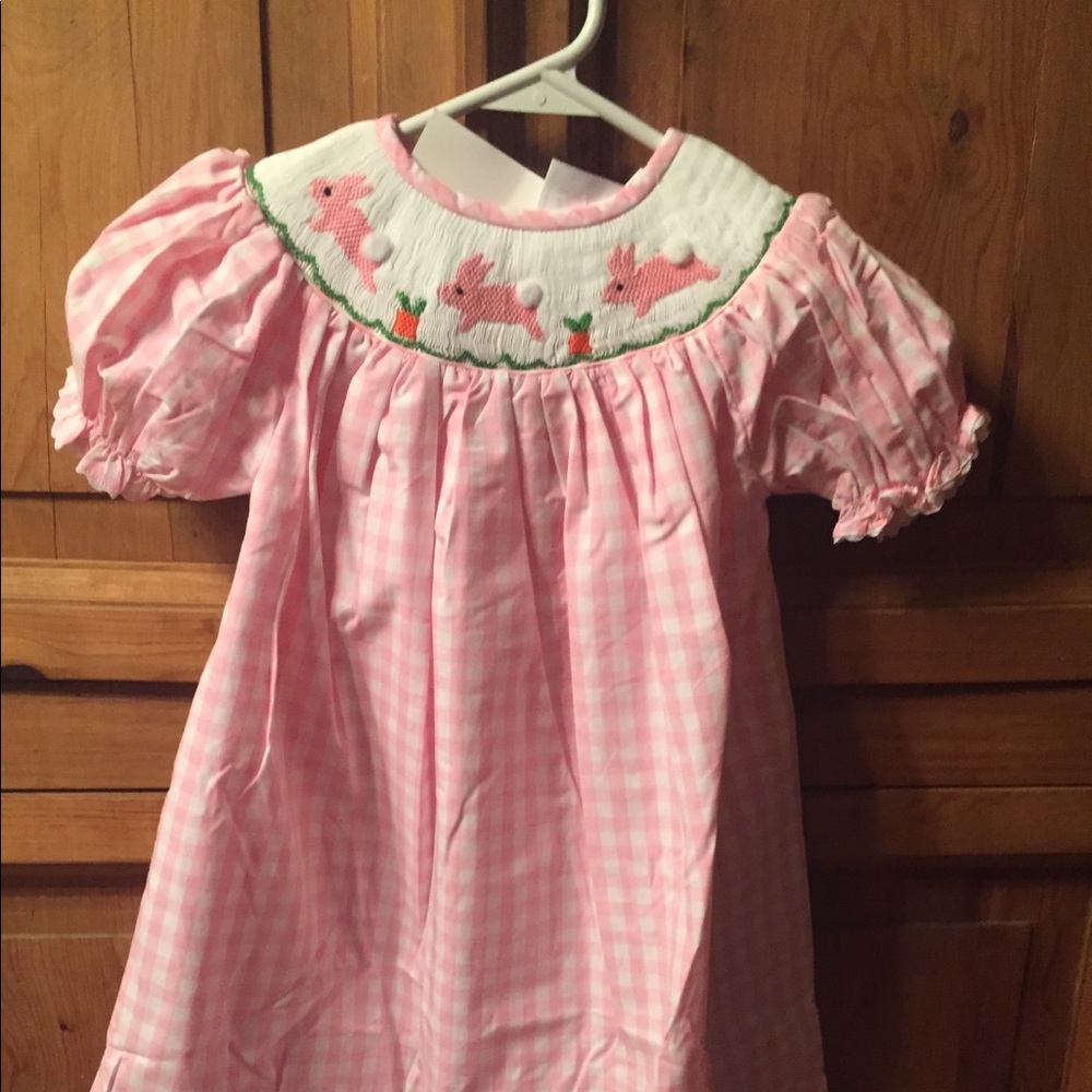 Girls smocked dresses